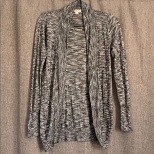 Black, gray and white Merona cardigan